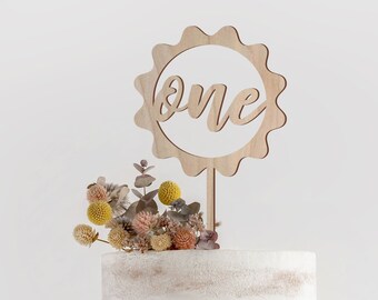 Sunshine One Cake Topper Smash Cake Topper Girl Baby 1st Birthday Cake Topper Decor Custom Cake Topper One