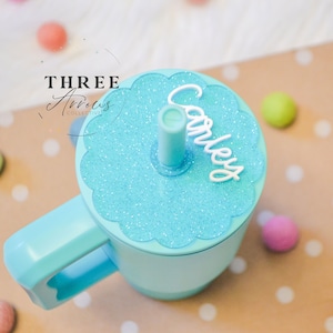 24oz Simple Modern Name Plate, Tumbler Topper Tag Personalized, 24oz Tumbler Name Tags for Kids Trek, Personalized Tumbler Topper for Lid