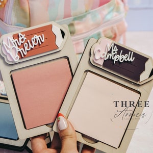 Posty Note Holder, Sticky Notes Holder for It Teacher Appreciation Gift, Notes holder, Teacher Gift for Desk, Personalized Teacher Gift