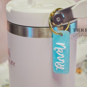 Water Bottle Name Charm, Owala Charm Freesip Name Tags, Personalized Stanley Cup Name Charms, 16/24/32/40oz Name Water Bottle Tag for Kids