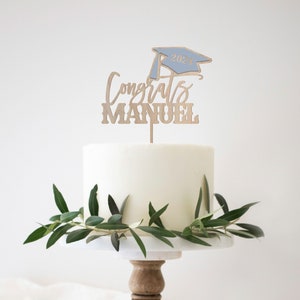 Class of 2025, Graduation Cake Topper for Grads, Graduation Party Décor, High School Senior Cake Topper, Custom Grad Topper