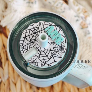 BruMate Name Plate, Halloween Tumbler Topper Tag Personalized, 30/40oz Tumbler Name Tags for Era, Personalized Tumbler Topper for Lid