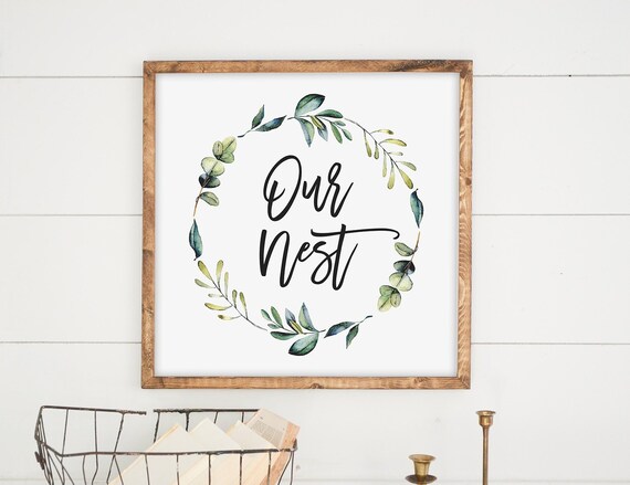Spring Decor Claude Monet Quote Must Have Flowers Wood Sign Farmhouse Decor Home Decor Greenery Wall Art Framed Signs Wood Signs Wood Decor