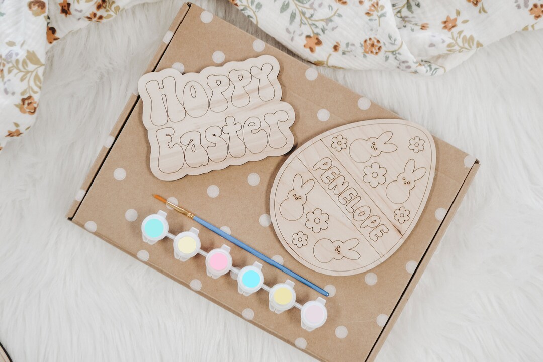 Easter DIY Paint Kits, Easter Basket Stuffers, Paint Your Own Easter