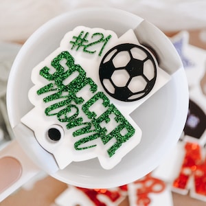 Stanley Cup Name Tag Soccer Mom, Customized Quencher Tumbler ...