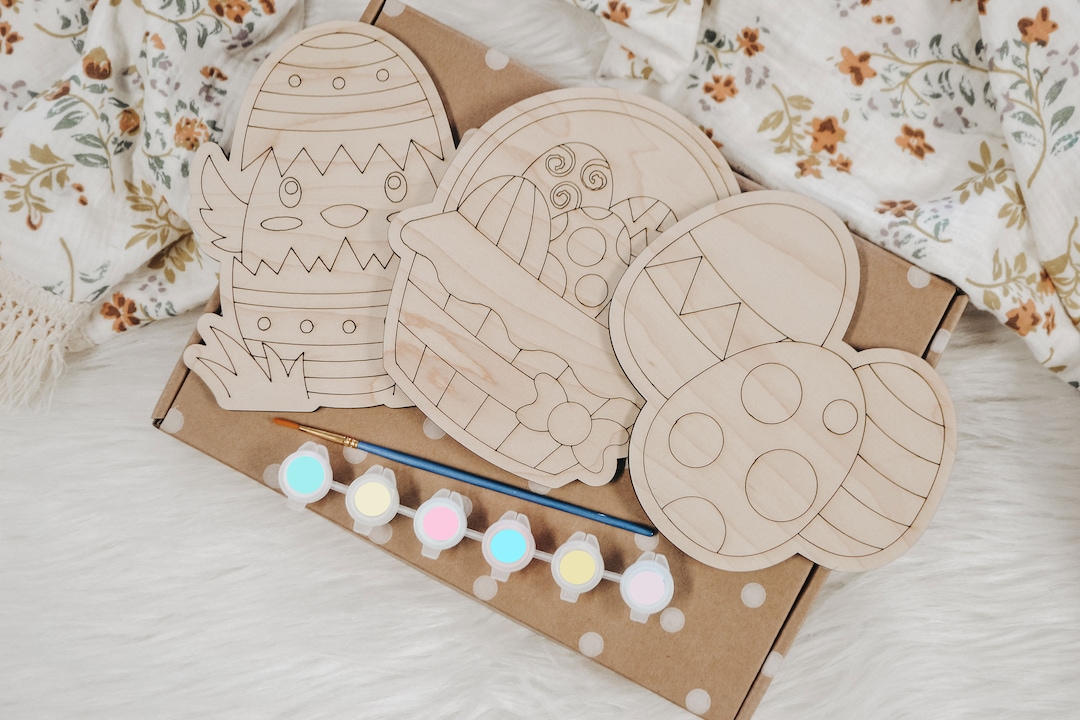 Easter DIY Paint Kits, Easter Basket Stuffers, Paint Your Own Easter