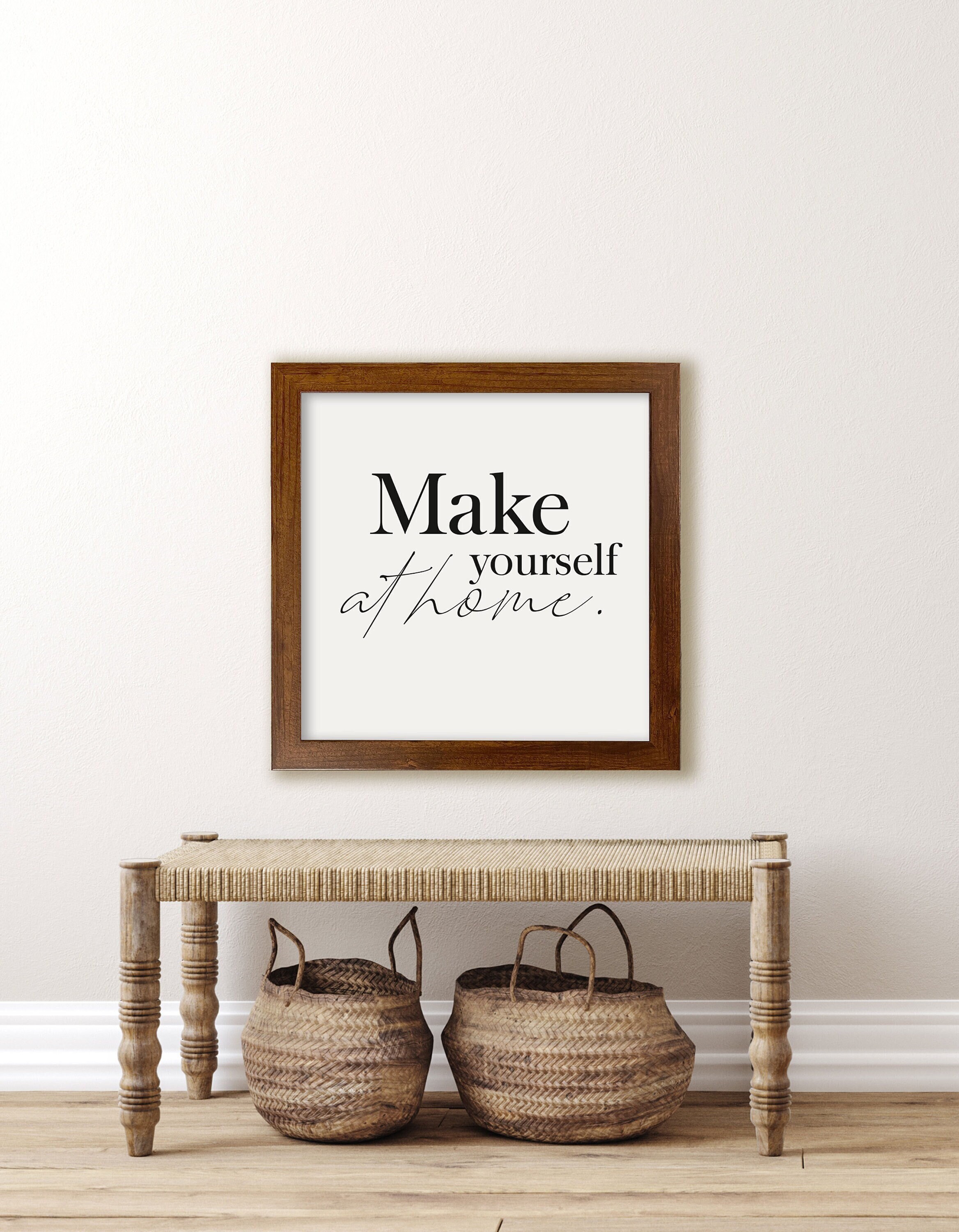 Farmhouse Home Framed Canvas sign
