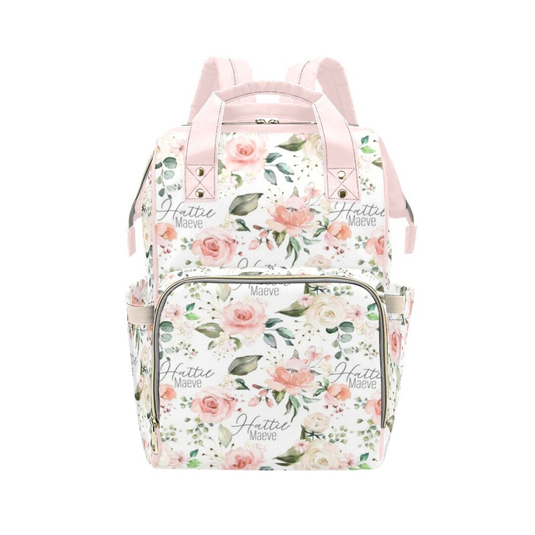 Personalized Diaper Bag, Baby Name Diaper Bag, Hattie Baby Bag, Name