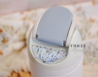 Owala Name Plate, Owala Accessories Freesip Adhesive Custom Water Bottle Topper Tag Personalized, 16/24/32/40oz Water Bottle Tags Kids Lid