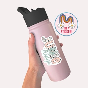 Waterproof Name Decal, Name Labels, Custom Name Decal, Name Stickers for Kids, Vinyl Name Decal, Name Sticker for Tumbler, Custom Sticker