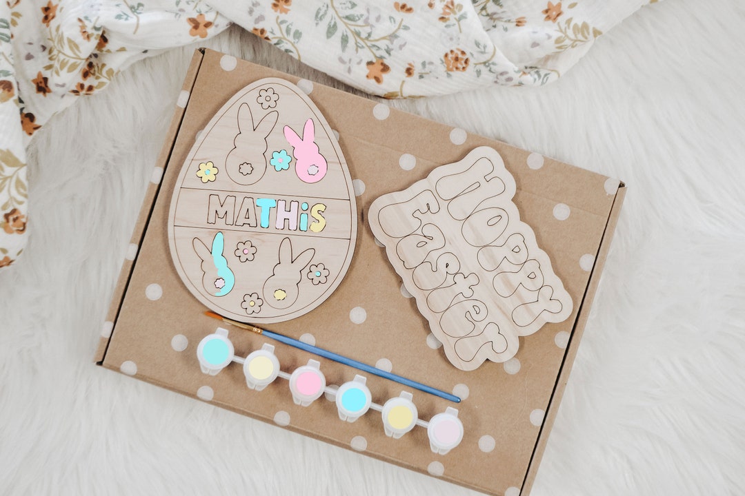 Easter DIY Paint Kits, Easter Basket Stuffers, Paint Your Own Easter