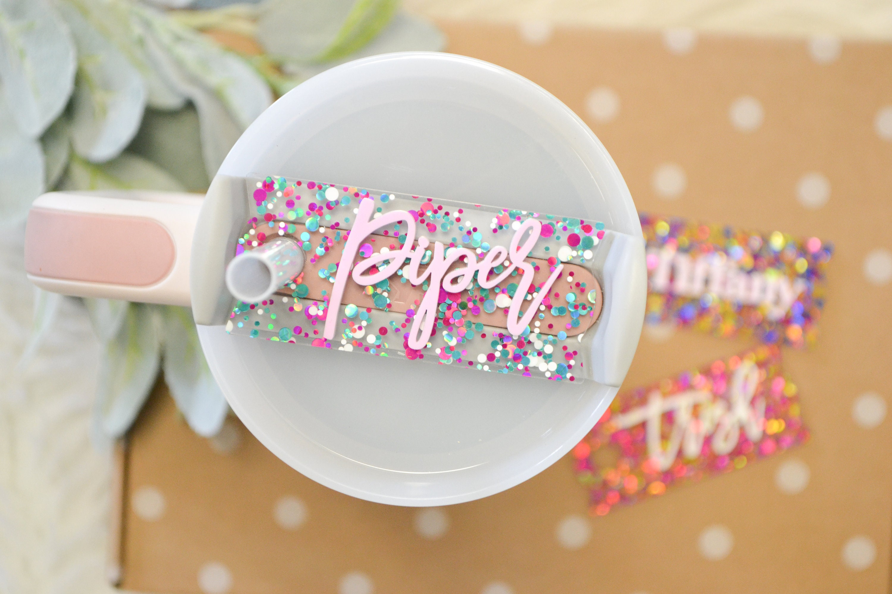 Birthday Girl Pink Confetti Shaker Tumbler