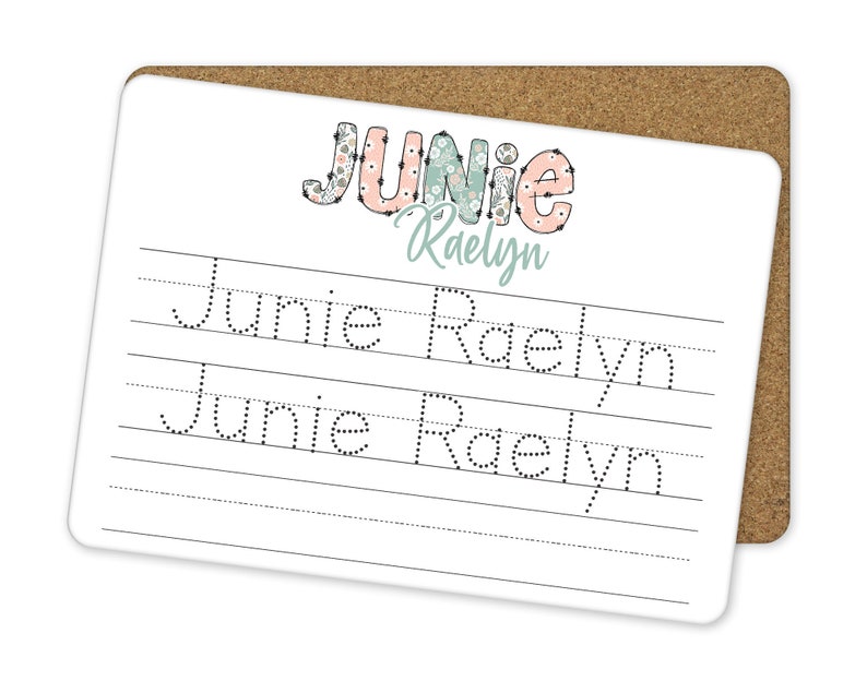 Educational Name Tracing Boards, I Can Write My Name, Dry Erase Board ...