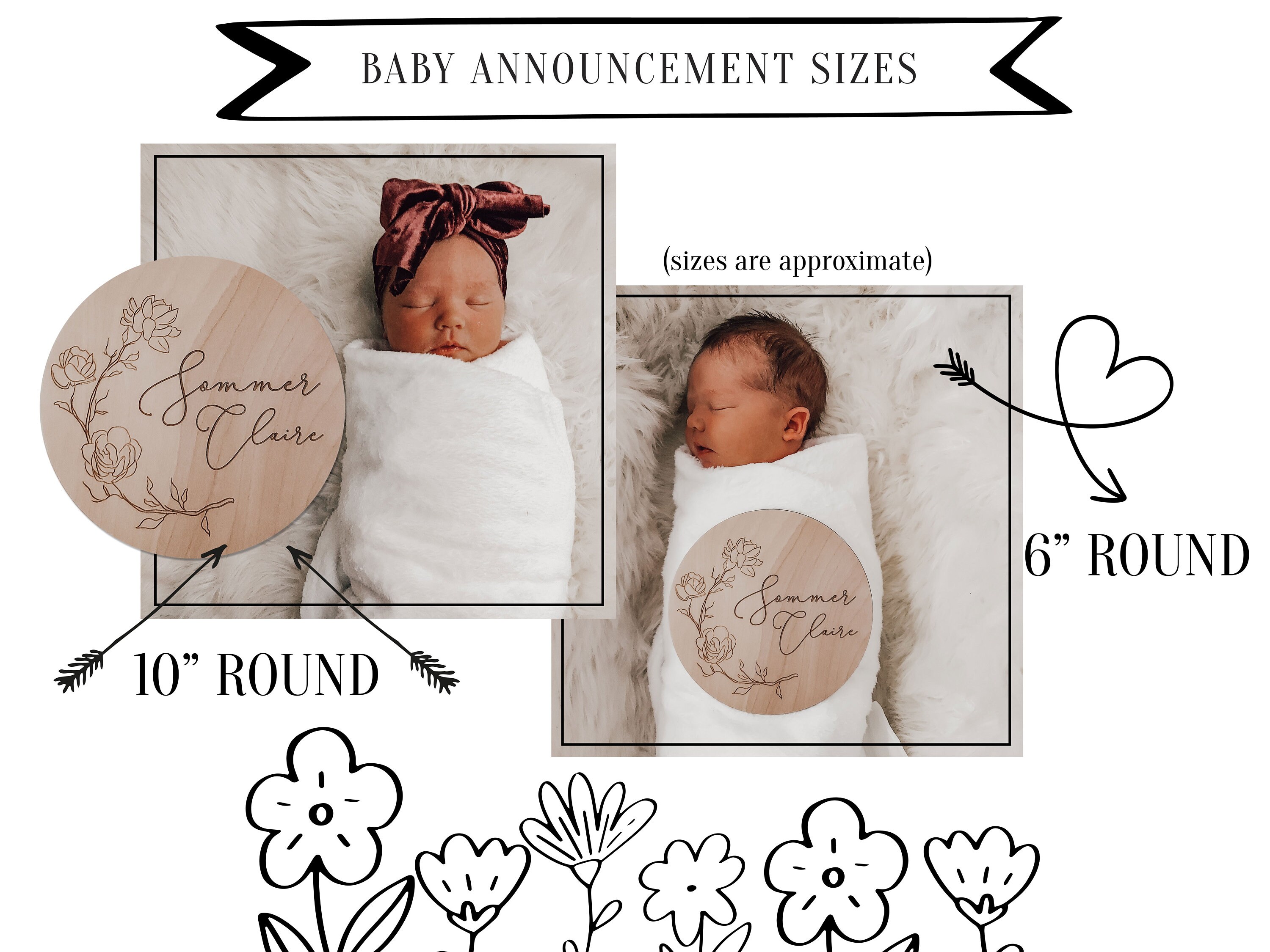 Baby Name Announcement Sign Birth Stats Wood Sign Newborn | Etsy