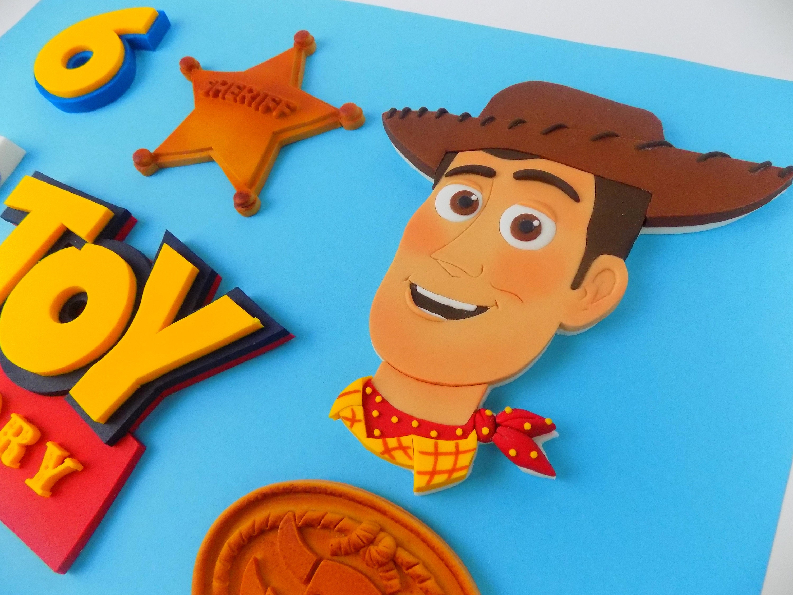 Handmade Edible Toy Story Cake Topper Birthday Decoration Etsy UK
