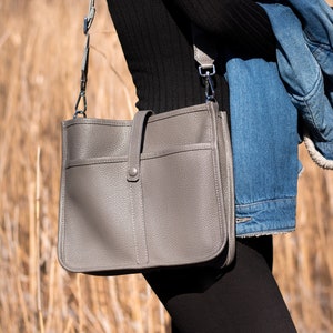 Grey Satchel Bag Etsy Ireland