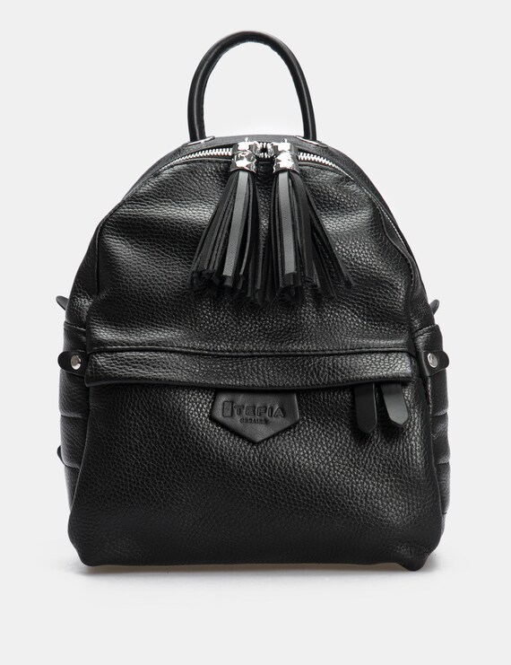 Travel Laptop Backpack Natural Leather School Bag Women | Etsy