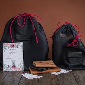 Cartera de cuero negro personalizada, titular de tarjeta de crédito para hombres, billetera minimalista, billetera de soporte de identificación para hombres, regalo para él o ella imagen 10