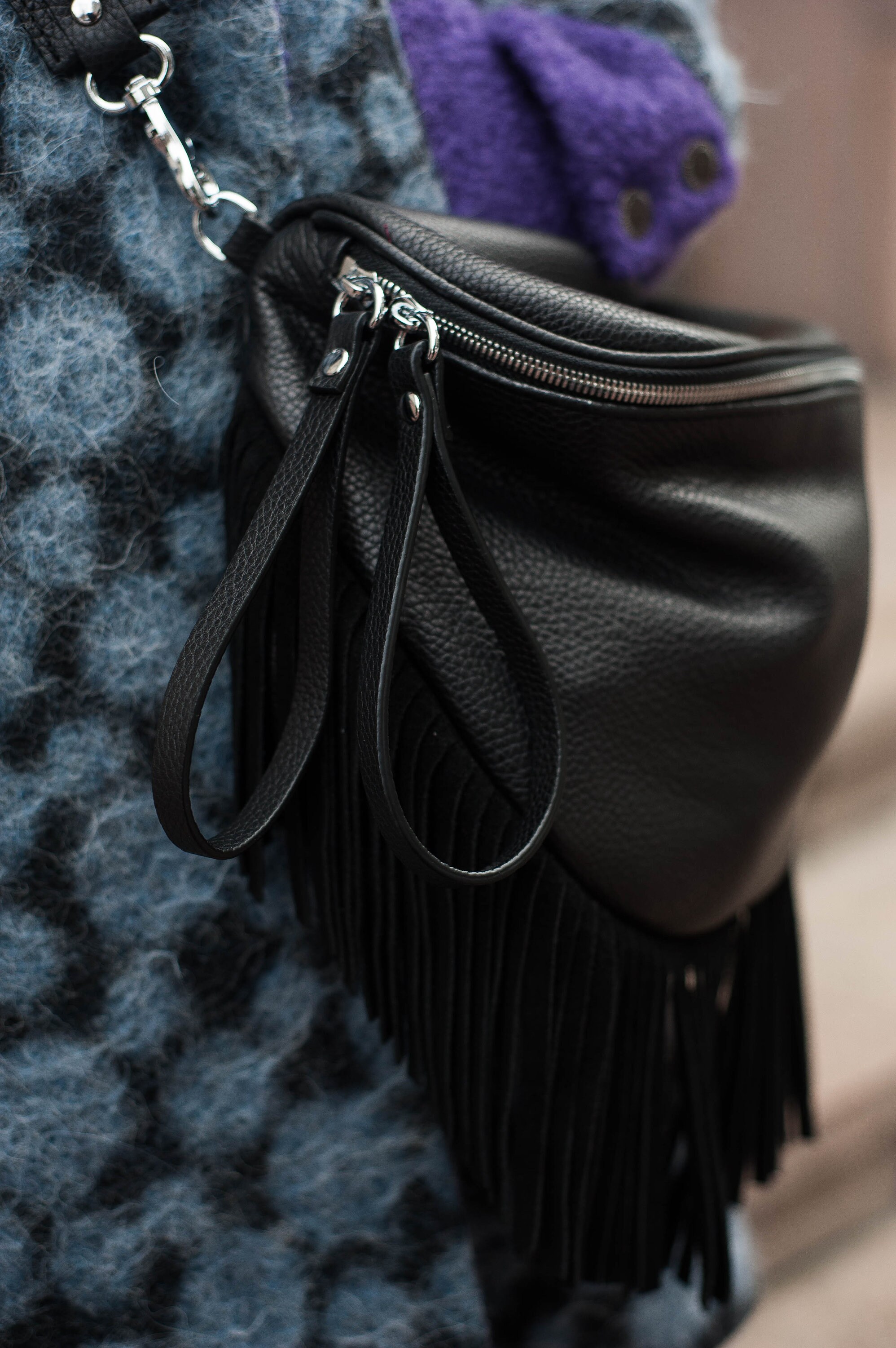 LEVAR ♥ Boho Suede Fringe Bag /追跡付 710FZd7P8OL._AC_SY575_.jpg