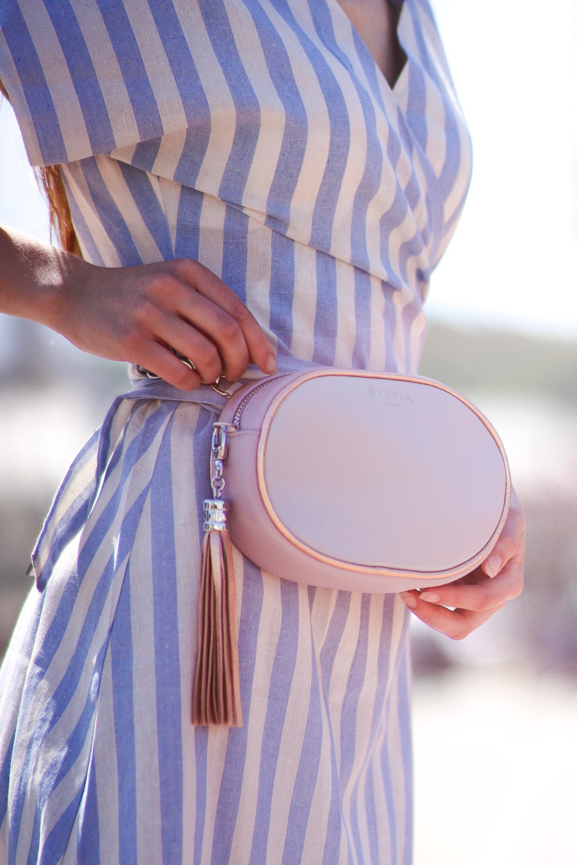 Genuine Leather Waist Bag Money Belt Bag Hip Bag Belt Bag Etsy