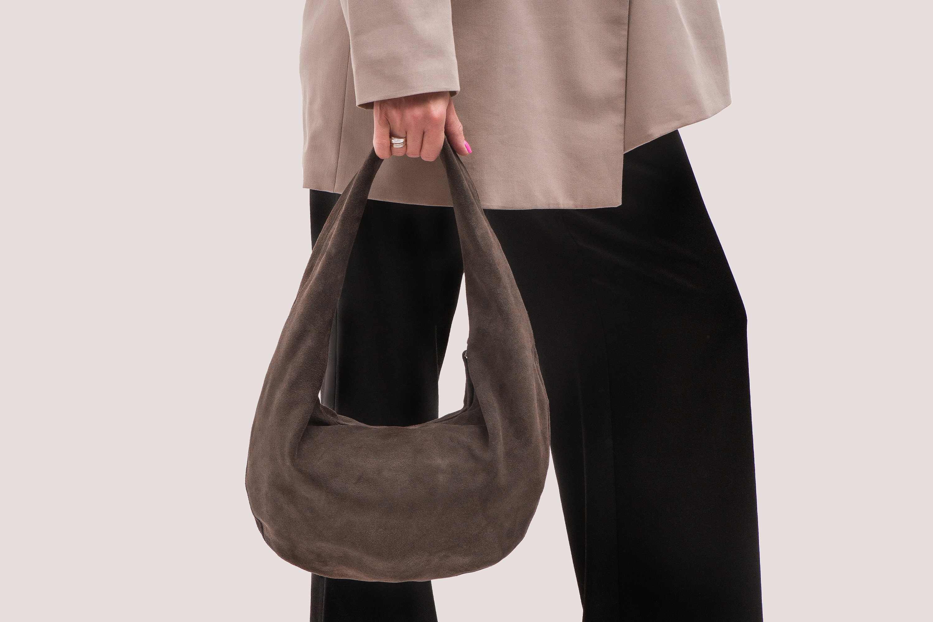 Suede Hobo Bag Leather Hobo Bag Brown Suede Purse Dark Brown Suede Tote Bag Fashion Women s Bag Soft Leather Bag Gift for Her Etsy