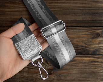 Correa ajustable para bolso - Correa de muñeca de cincha ancha - Correas de repuesto para bolso - Correa para bolso bandolera multicolor