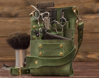 Hairdresser's Tools Pouch, Barber Belt Bag For Tools, Personalised Gift For Hairdresser, Hairstylist Travel Bag