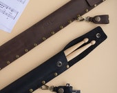 Étui Personnalisé Pour Baguettes - Sac Et Support En Cuir