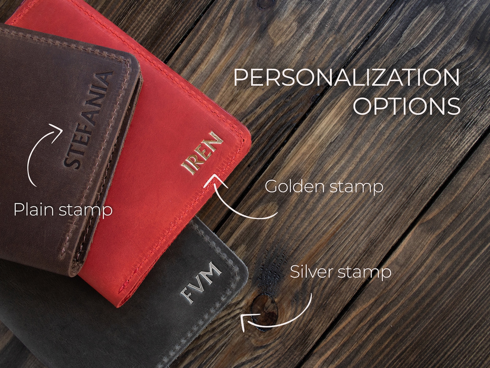 Personalized Passport Cover Leather Passport Holder Monogram Etsy