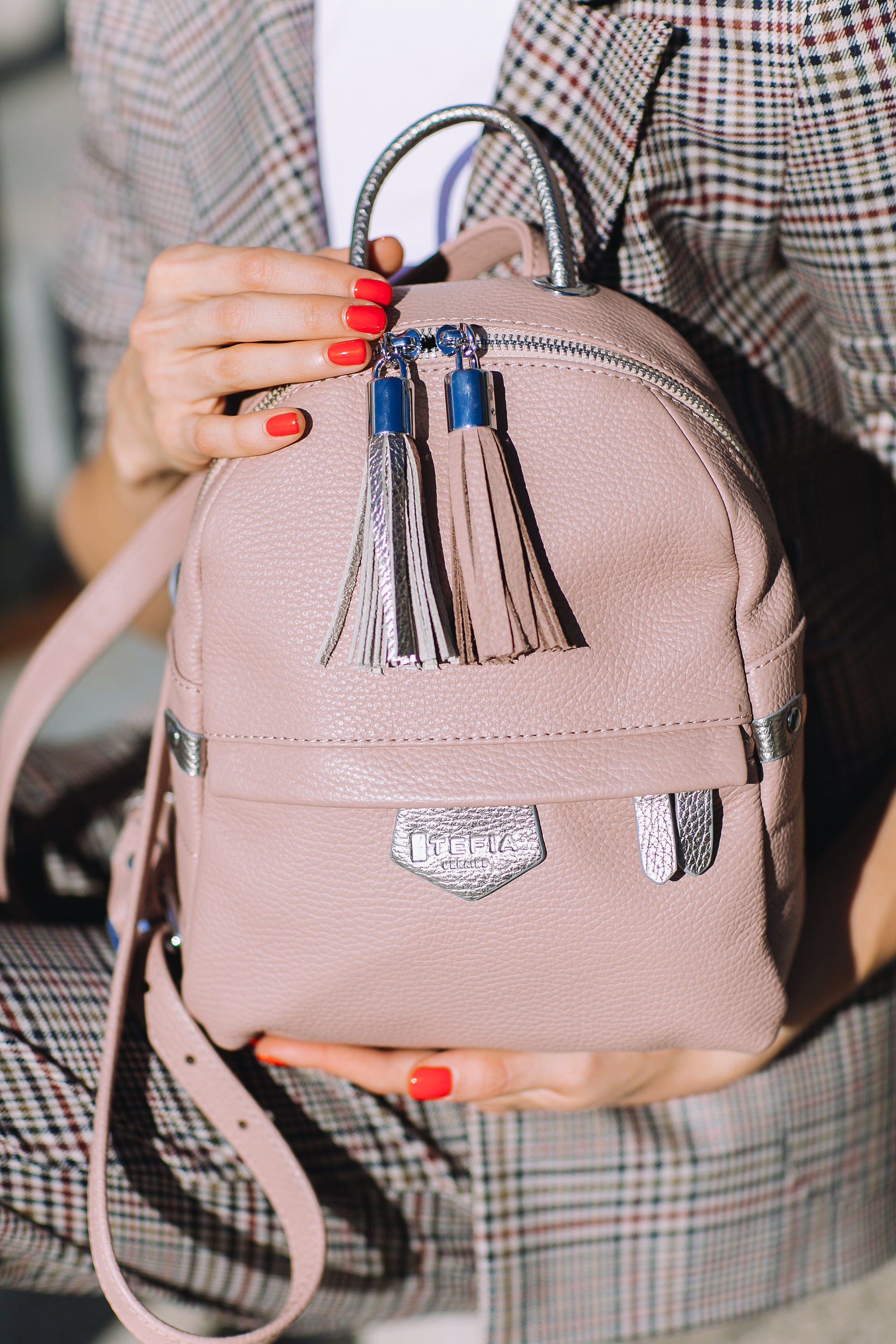 Victoria's Secret Mini Backpack Keychain / Bag Charm.