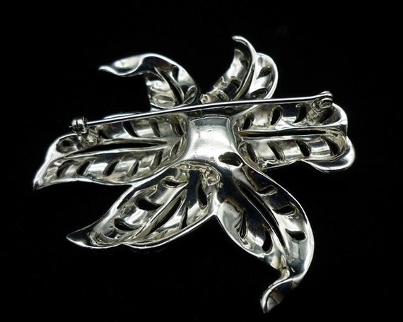 RARE Vintage REJA Flower Brooch, Large Brooches, … - image 4