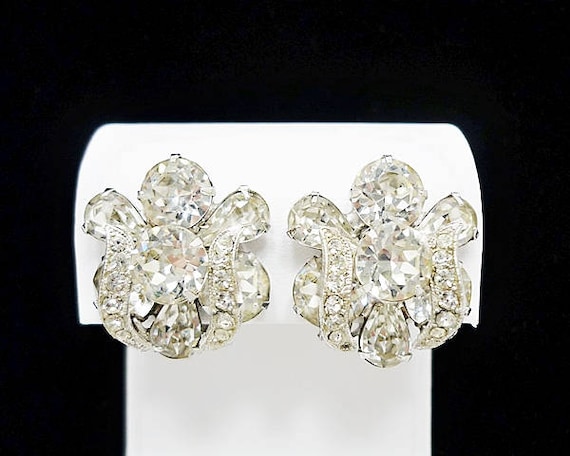 Vintage Eisenberg Clip Earrings, Eisenberg Jewelry