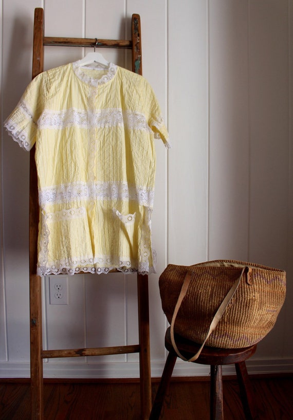Buttery Yellow Mexican Tunic