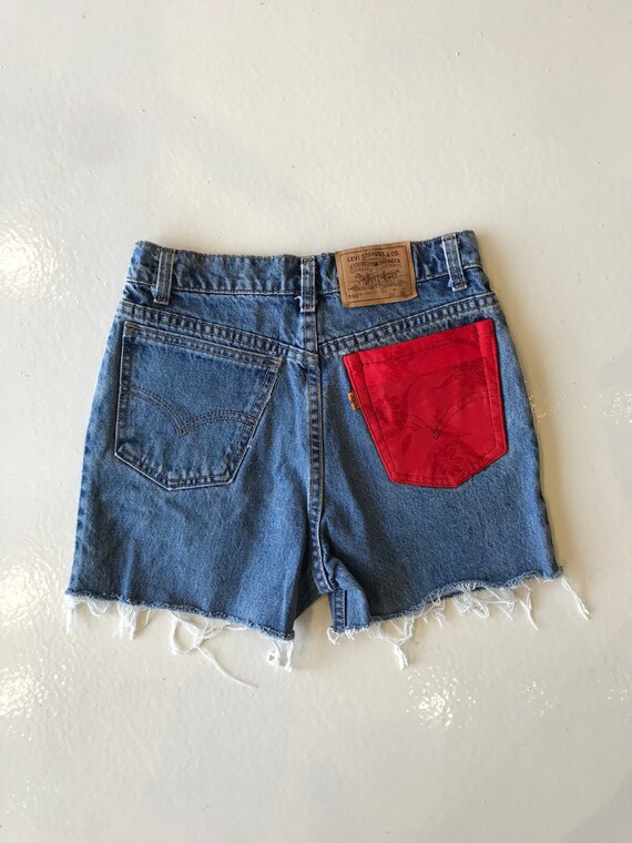 etsy denim shorts