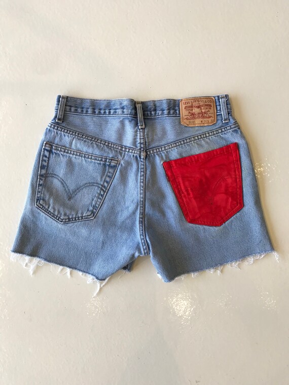 etsy denim shorts
