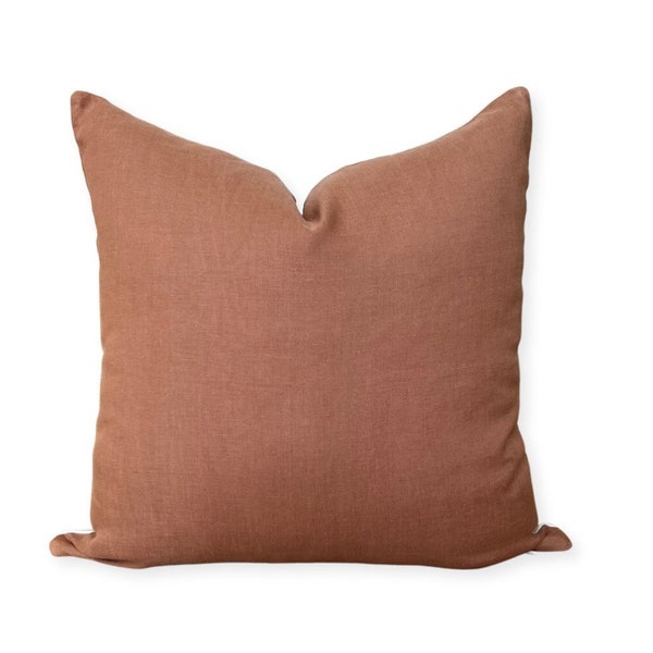 Rust Pillow Cover Etsy