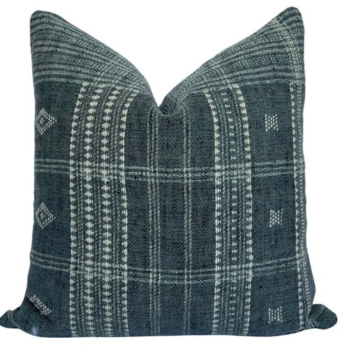Indian Wool Throw Pillow Cover 20 X 20 Vintage Pillow Throw Etsy