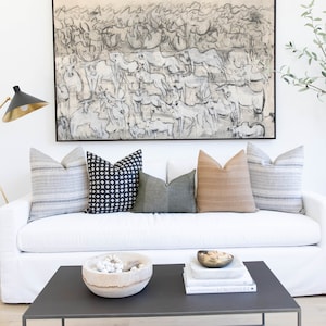 Earth tone couch pillows 2025