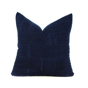 African Indigo Pillow Cover Blue Pillow Throw Pillows Decorative Pillows Navy Blue Pillow Home Decor Couch Pillows Bed Pillows Pillow Covers