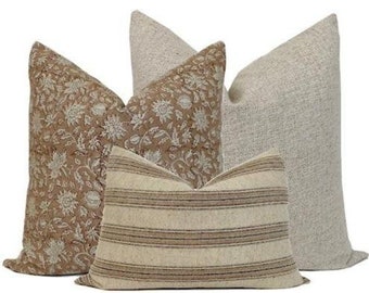 Pillow Combo #10 | 3 Pillow Covers | Pillow Sets| High End Pillows | Designer Pillows | Throw Pillows Pillow Covers | Boho Pillows