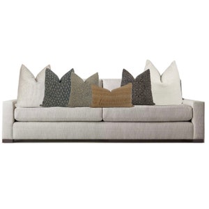 Designer Linen Pillow Set Sofa Pillow Set of 6 Pillow Covers Rust Pillow Floral Cushion Cover Decorative Couch Pillow Set  Amy