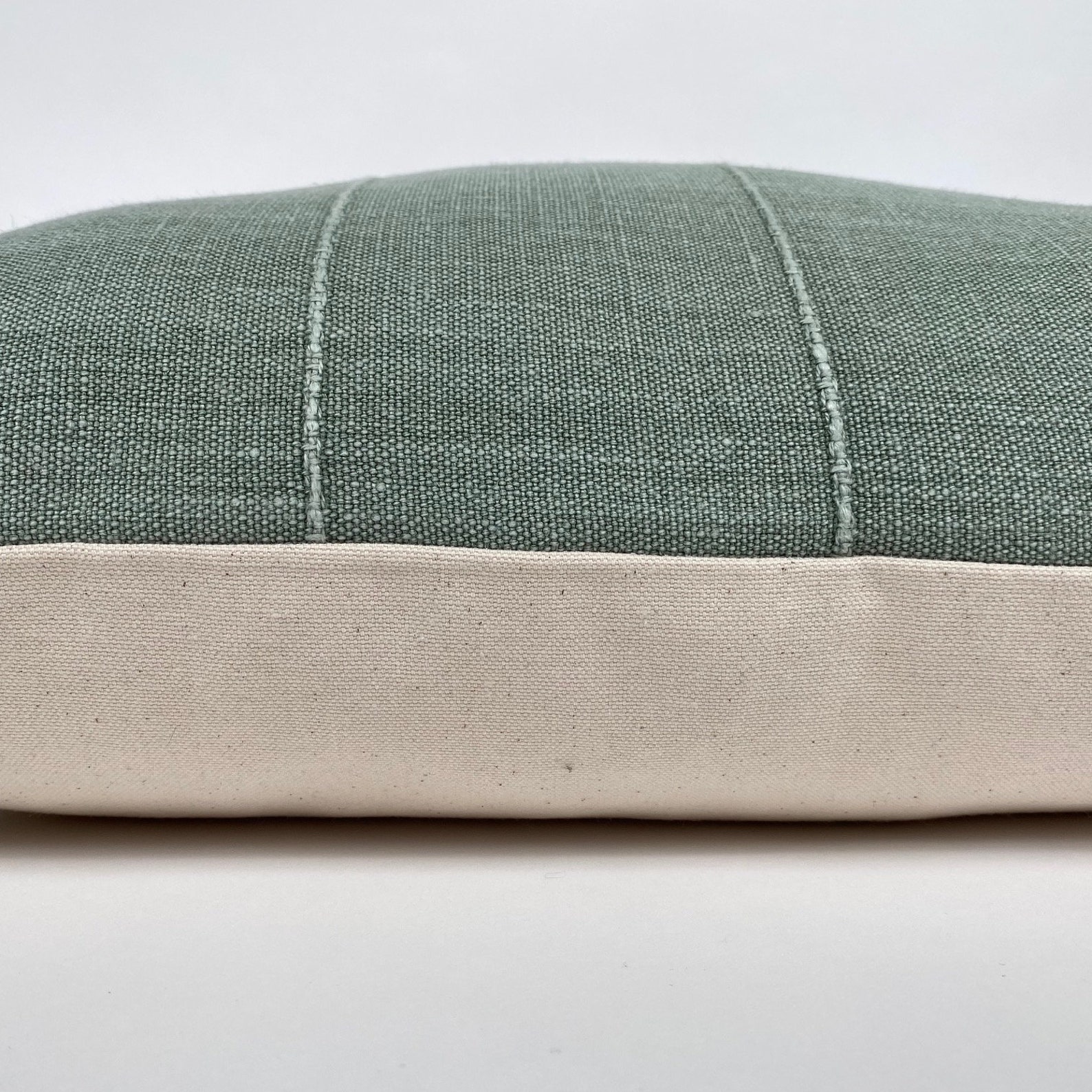 Vintage Sage Green Linen Pillow Cover Green Vintage Pillow Etsy