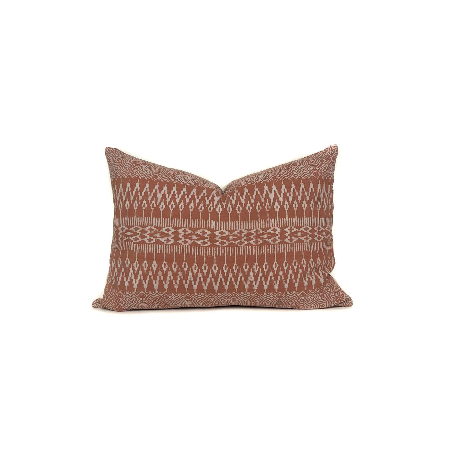 rust lumbar pillow