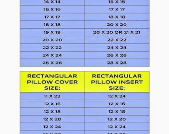 Long Standard Pillowcase Measurements Pillowcase Size Chart Are