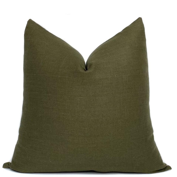 Moss Green Pillow - Etsy