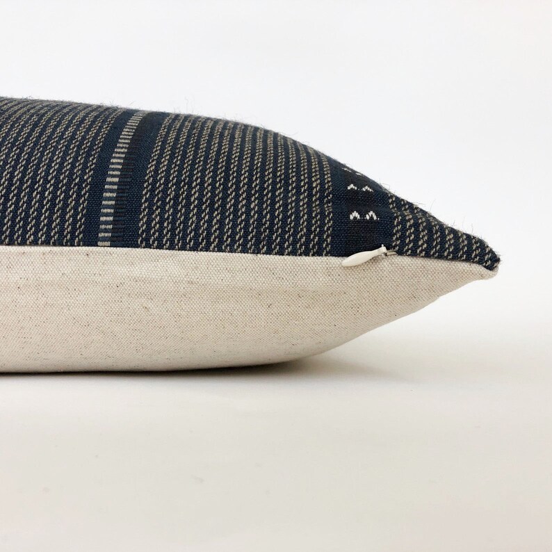 Sofa Pillow Combination 3 Pillow Covers Rust Blue Cream Sofa Etsy