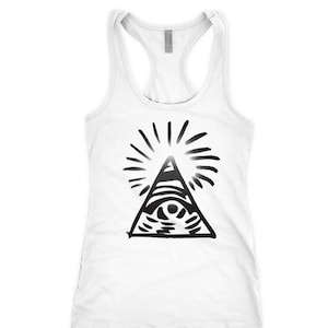 Chloe Price Illuminati tank top life is strange cosplay shirt Illuminati all seeing eye design Racerback Tank Chloe Price gamer girl shirt