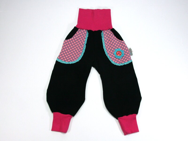 Pump Pants Size 80 Sweat Dark Blue/pink - Etsy