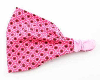 Bandana/Haarband Blümchen pink/rosa