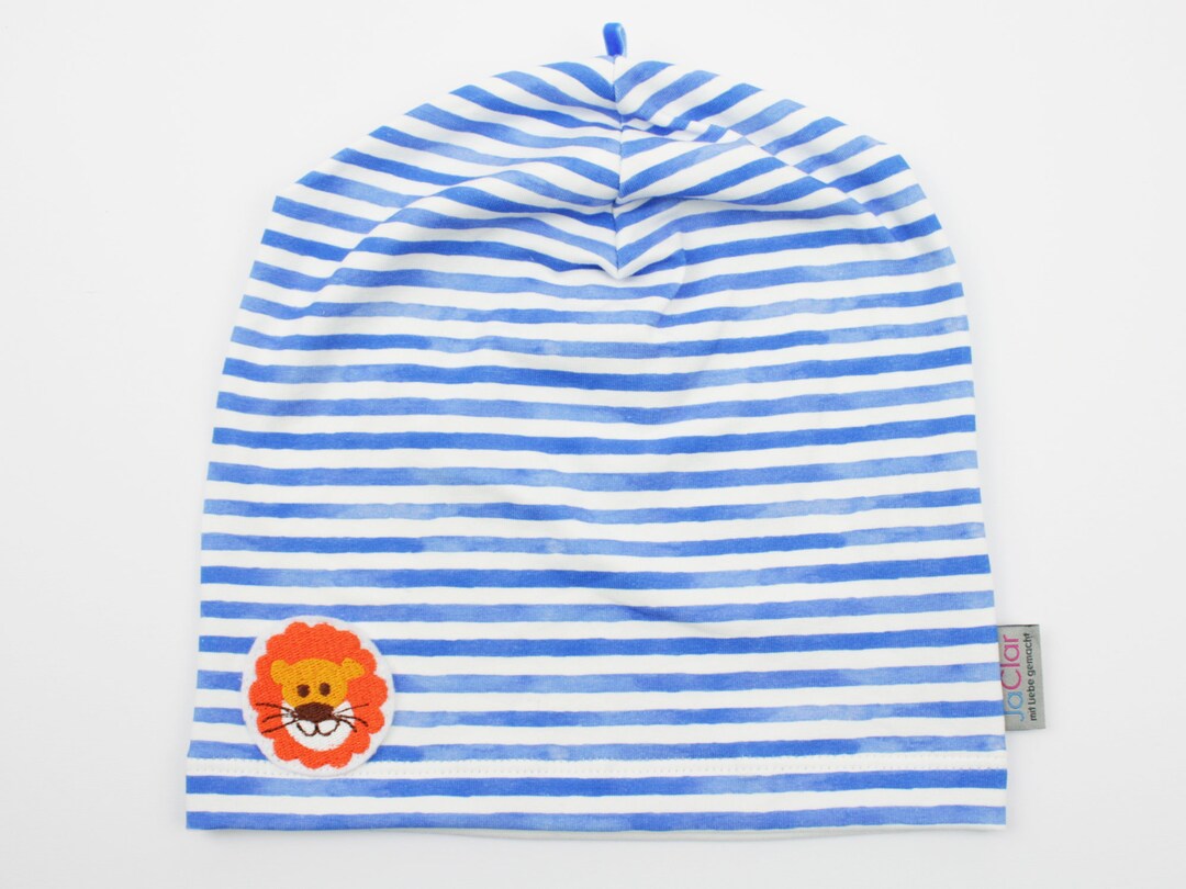 Light Beanie Size 39 to 54 Cm KU Lion Blue/white - Etsy